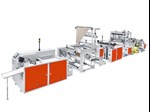 fully automatic draw tape farbag making machine for overlap & perforation bag-on-roll without core