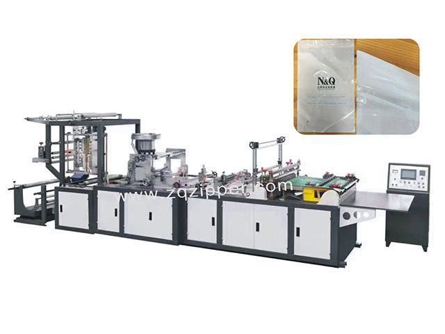 multifunctional zipper bag making machine