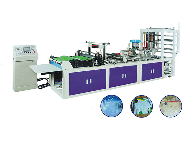 pe ziplock bag making machine (with auto zipper slip function